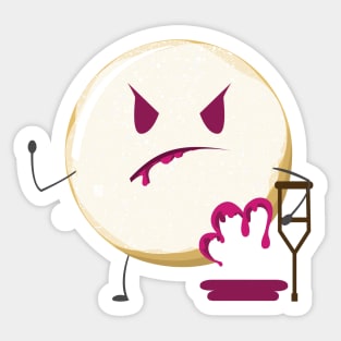 Jelly Donut Monster Sticker